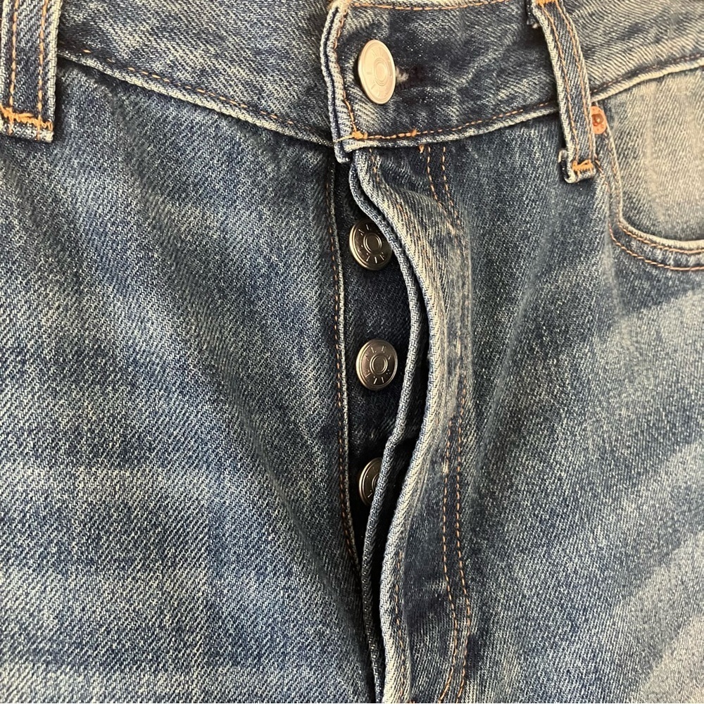 NWT Alex Mill The Bev Relaxed Jeans In Vintage Dark Indigo Wash - Picture 8 of 14